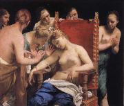 Guido Cagnacci Suicied of Cleopatra Norge oil painting reproduction